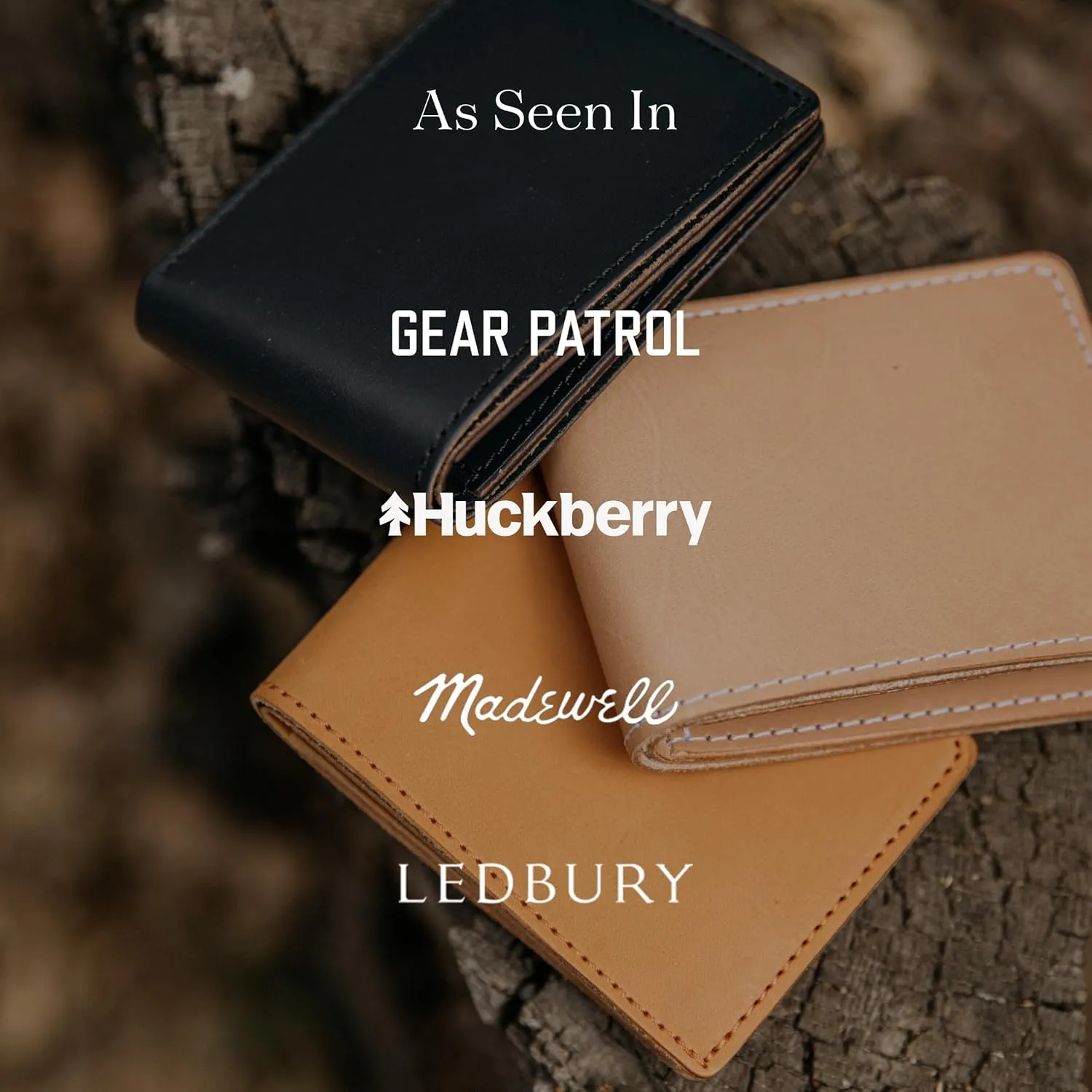TANNER GOODS Mens Wallet. Mens Leather Wallets. Utility Bifold 4 Card Pocket Wallet, Billfold Slot Cardholder. Made in USA, Cognac Brown
