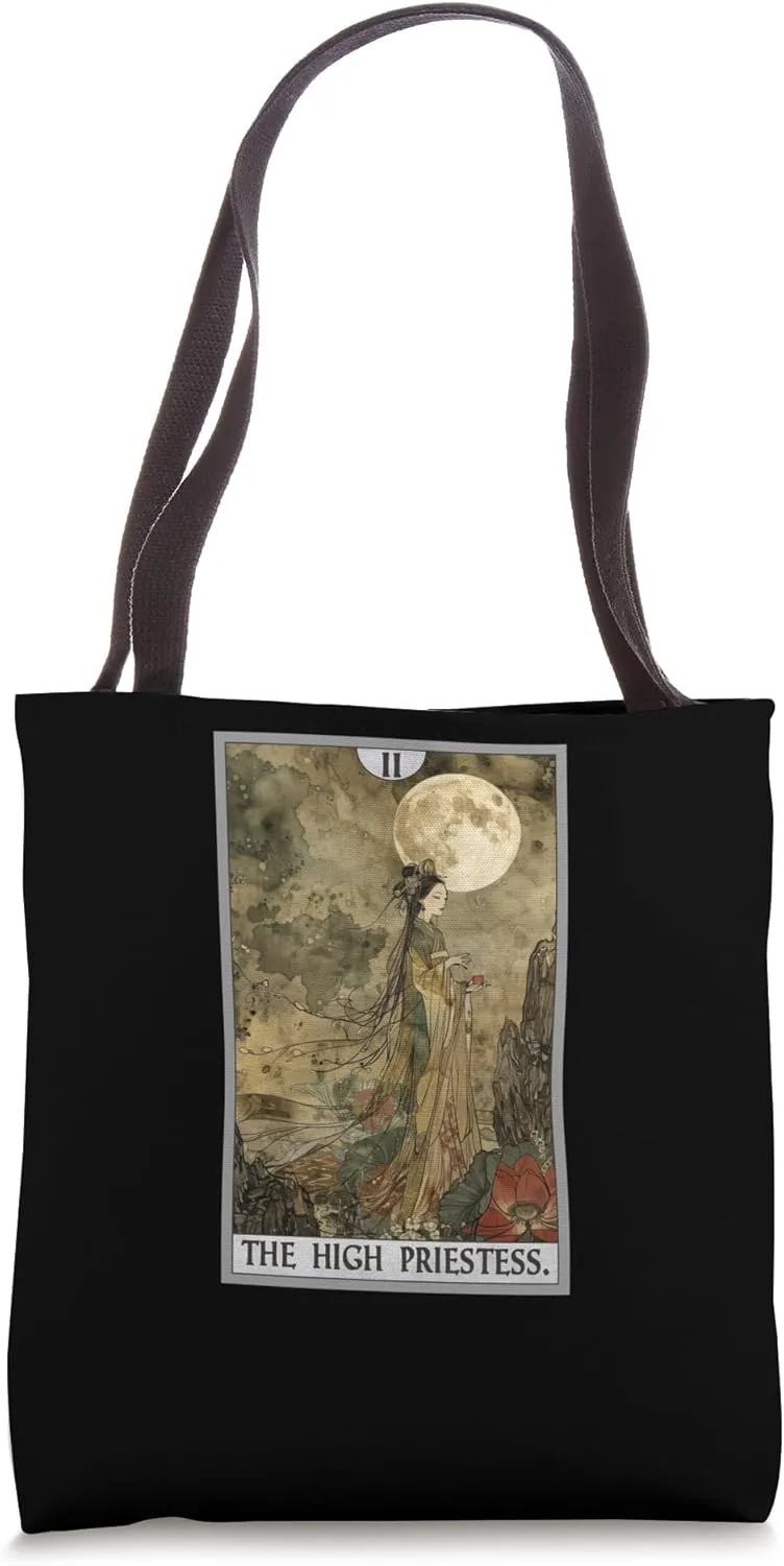 Tarot Cards Tarot Card 2 The High Priestess Tote Bag