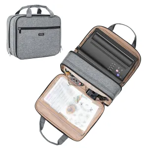Tattoo Carrying Case-Tattoo Supplies Organizer-Tattoo Kit Case -Tattoo Supplies Carrying Bag for Tattoo Stencil Printer, Tattoo Ink, Tattoo Equipment, Tatoo Pens Black (BAG ONLY)