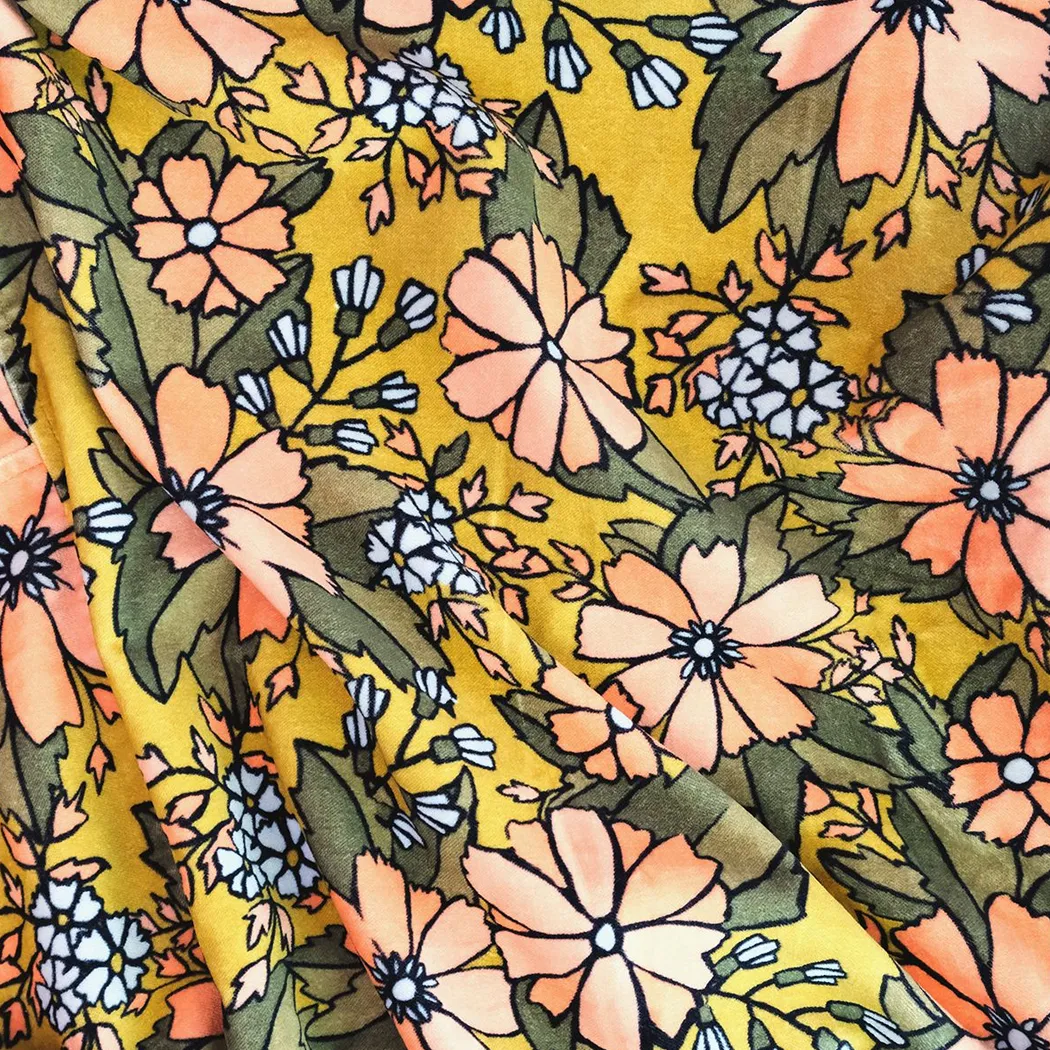 The Velvet Daisy Reversible Duster