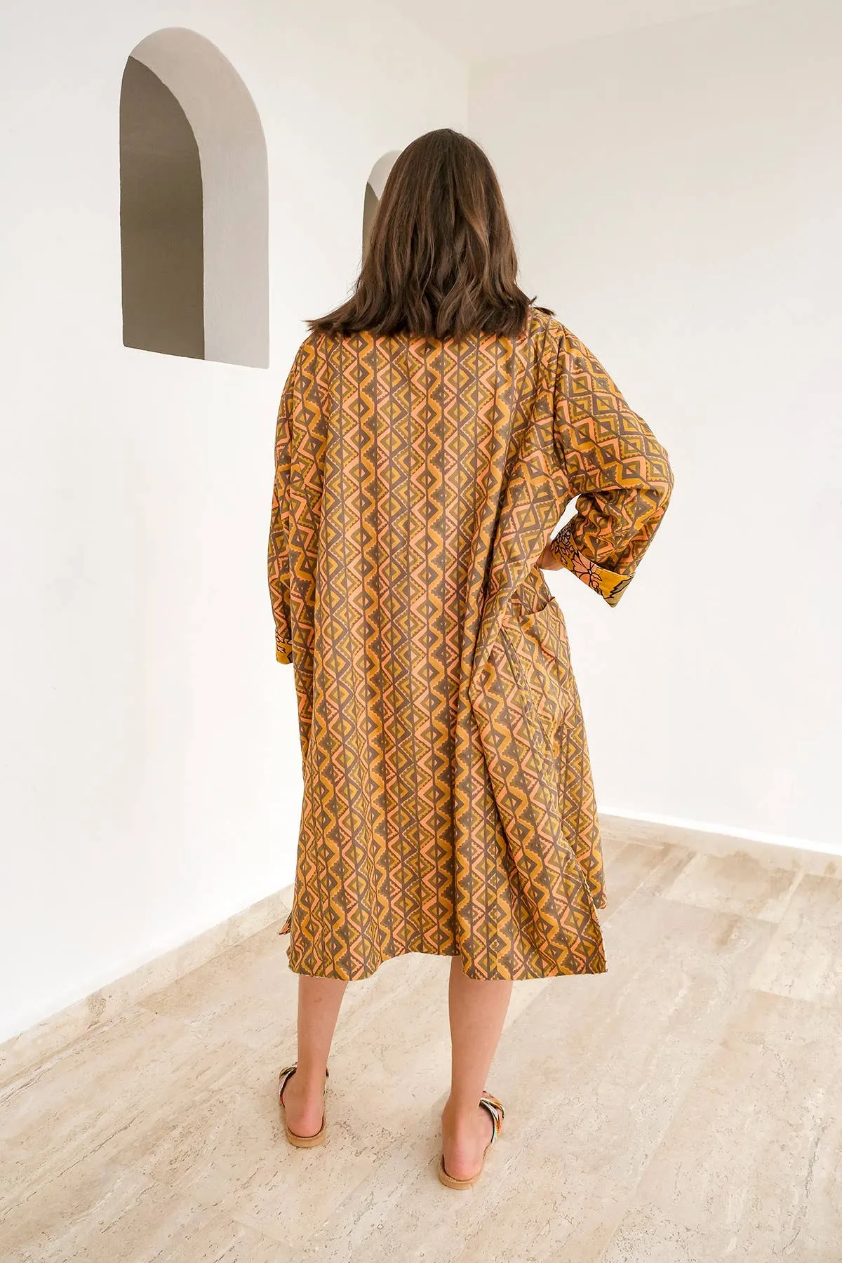 The Velvet Daisy Reversible Duster