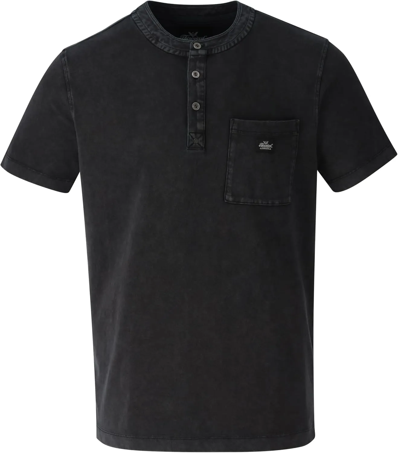 Thorogood Men's Pocket Henley Vintage Wash Short Sleeve Shirt