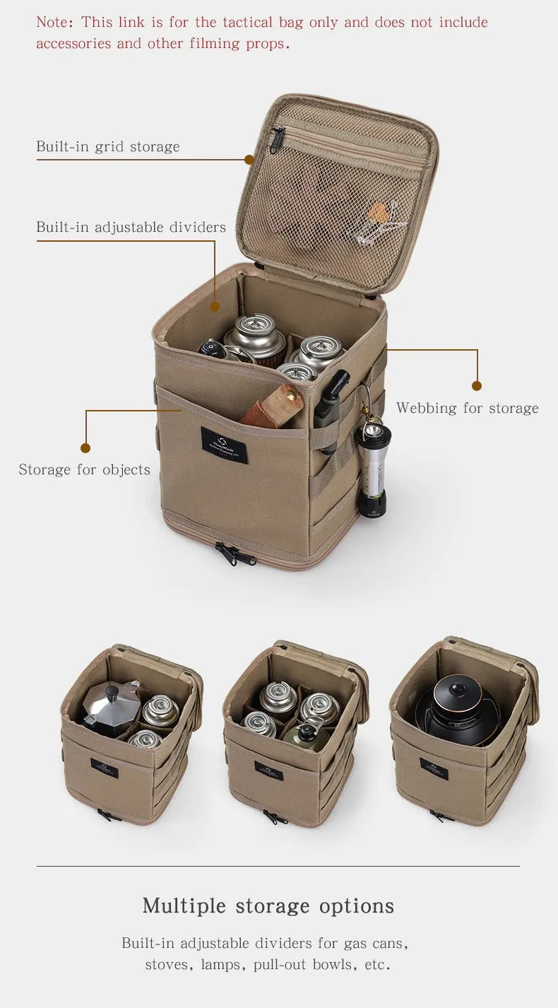 Thous Winds Tactical Organiser Vertical - Black