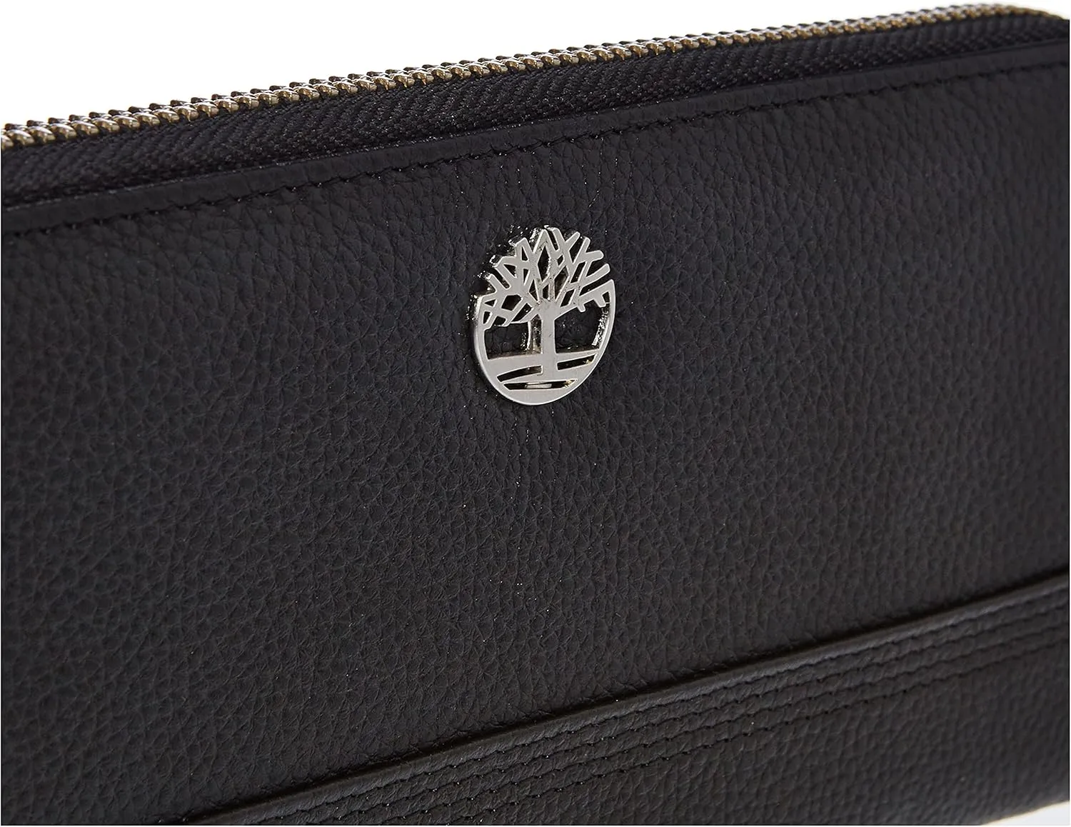 Timberland Women's Leather RFID Zip Around Wallet Clutch with Wristlet Strap