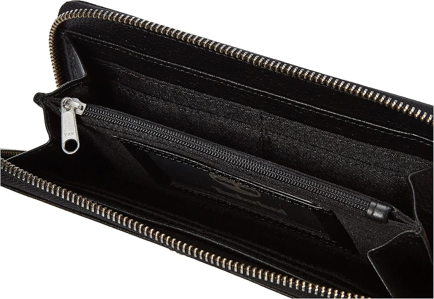 Timberland Women's Leather RFID Zip Around Wallet Clutch with Wristlet Strap
