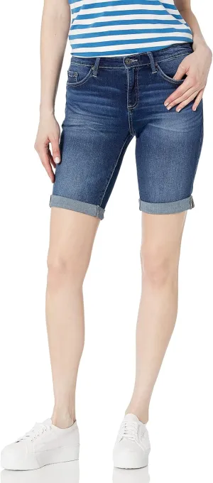 Tommy Hilfiger Women's Denim Shorts – Jean Shorts With Cuffs for Summer and Spring
