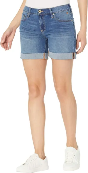 Tommy Hilfiger Women's Denim Shorts – Jean Shorts With Cuffs for Summer and Spring