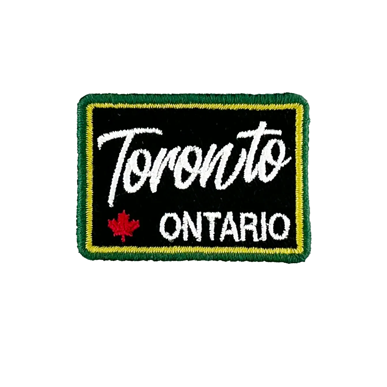 Toronto iron-on embroidery patch