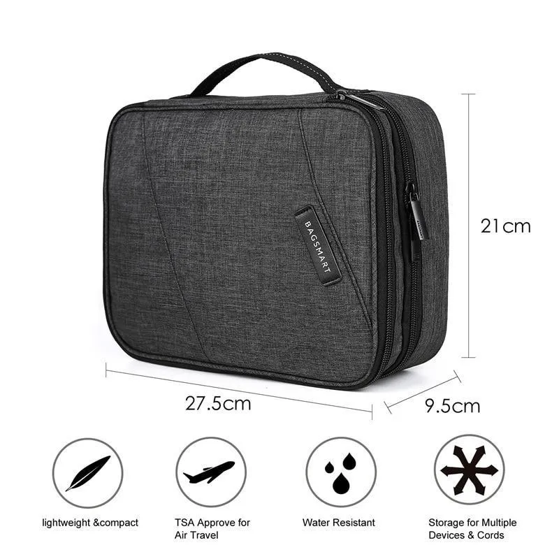 Travel Double Layer Accessories Bag Organizer
