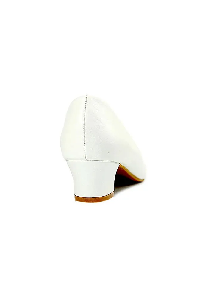 Trendy Pionted Toe Block Heel Court Shoes