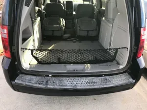 Trunk Rear Organizer Cargo Net for Chrysler Town & Country 2008–2016 – Envelope Style Cargo Net for SUV – Premium Mesh Elastic Car Trunk Organizer - Compatible with Town & Country