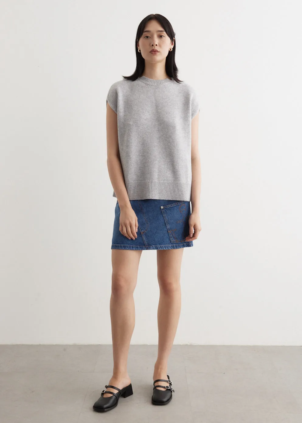 Twisted Mini Skirt