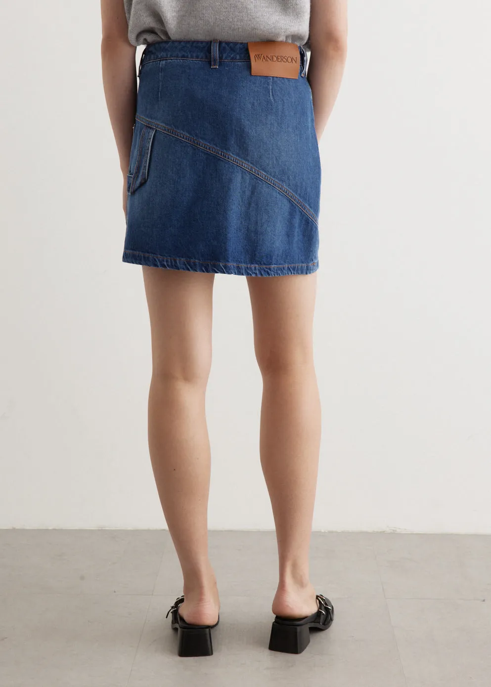 Twisted Mini Skirt