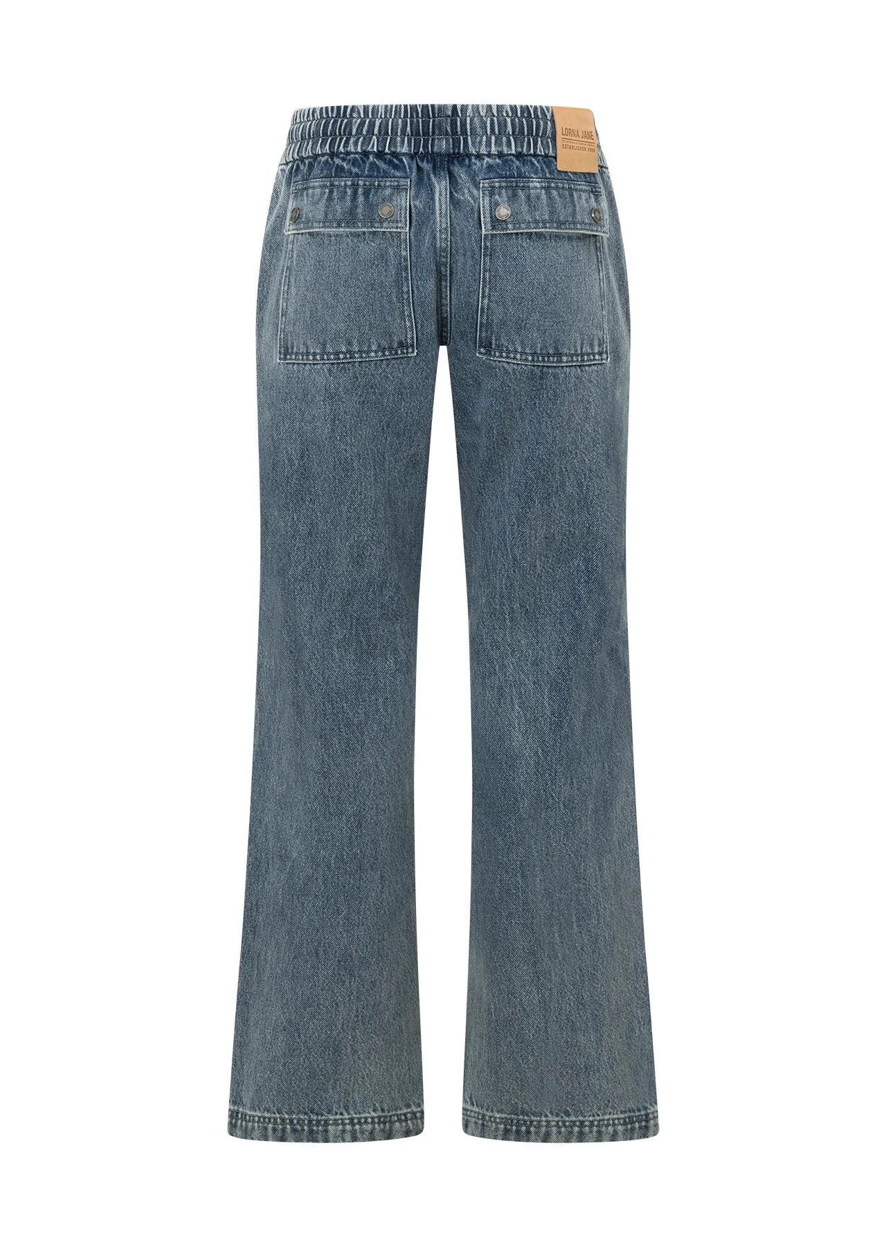 Two Tone Denim Flashdance Pants