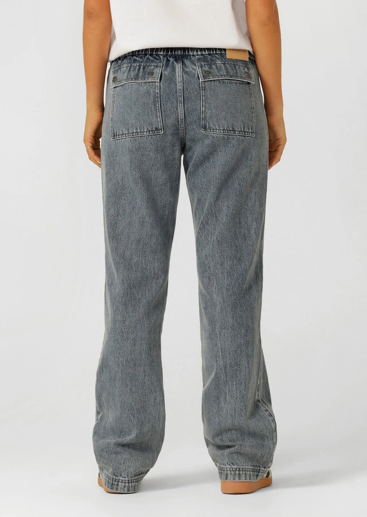 Two Tone Denim Flashdance Pants