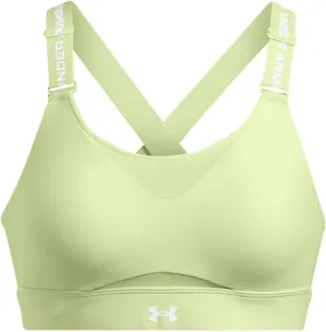 Under Armour Womens Infinity High Impact Sports Bra, (384) Retro Green / / White, X-Large A-C