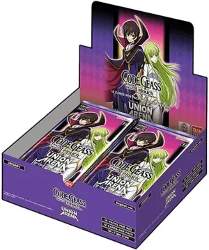 Union Arena Card Game: Booster Box: Code Geass: Lelouch of The Rebellion (UE04BT)