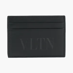 Valentino Black Wallet with VLTN Logo - Premium Italian Design