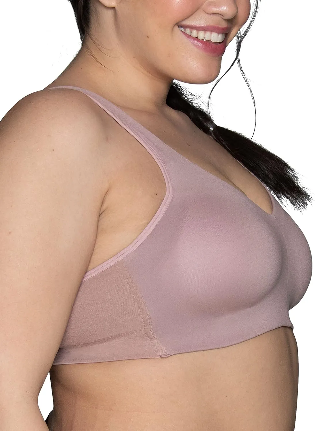 Vanity Fair Women's Beyond Comfort Wireless Bra, Convertible Straps & Flexible Fit, Simple Sizing Available S-3XL