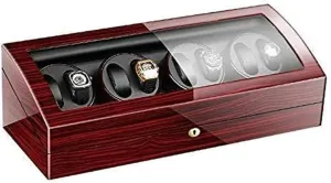 VejiA Watch Case Watch Winders, Watch Winder Box for Men 8 9 Leather,Automatic Wood Watch Winder Display Box,Women's Jewelry Box/Watch Box Watch Box