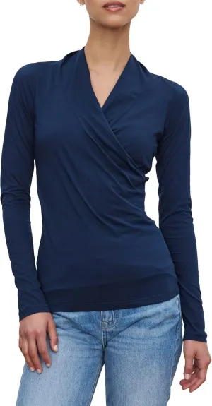 Velvet by Graham & Spencer Women's Meri Surplice Top