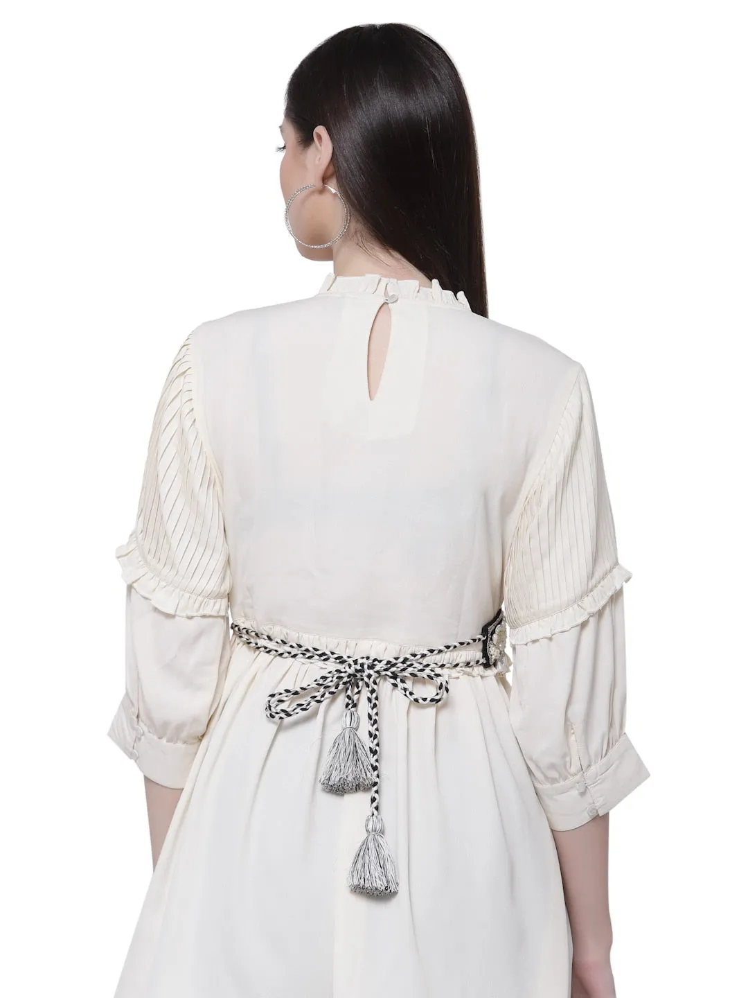Velvet Embellished Wide Belt