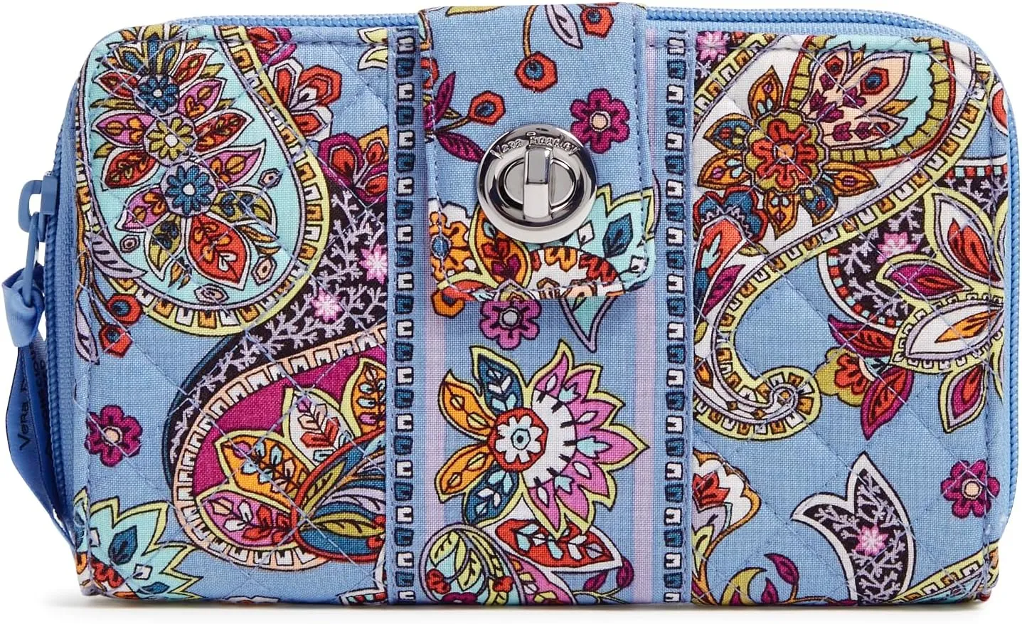 Vera Bradley Iconic RFID Turnlock Wallet, Signature Cotton