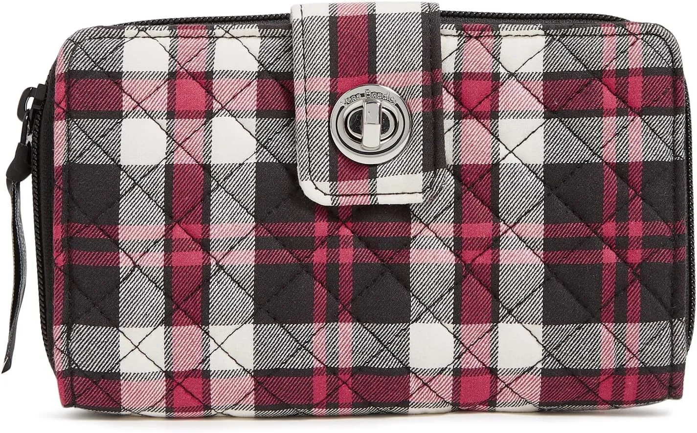 Vera Bradley Iconic RFID Turnlock Wallet, Signature Cotton