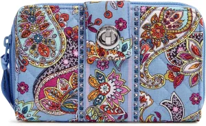 Vera Bradley Iconic RFID Turnlock Wallet, Signature Cotton
