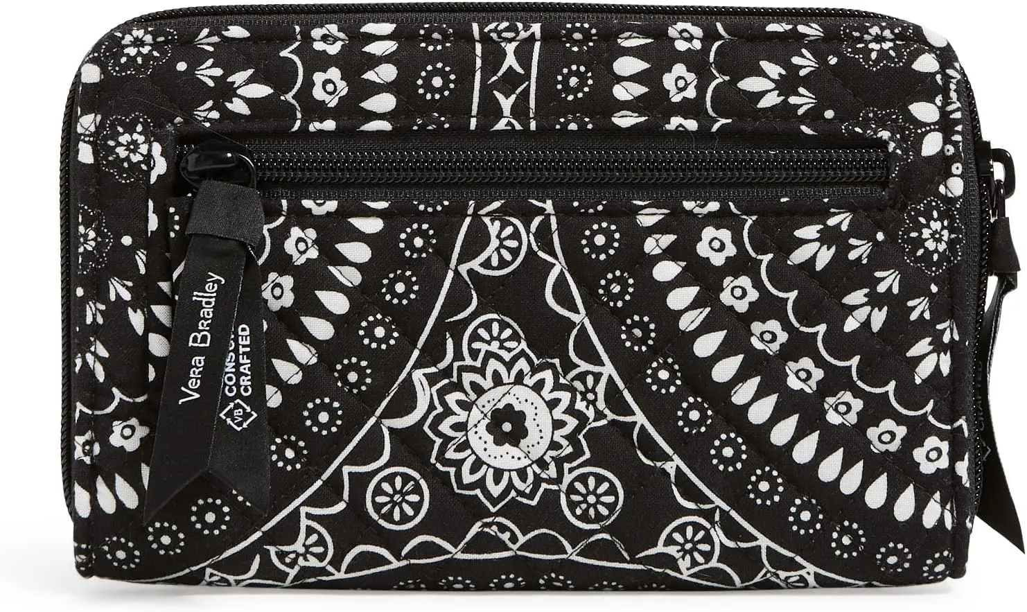 Vera Bradley Iconic RFID Turnlock Wallet, Signature Cotton
