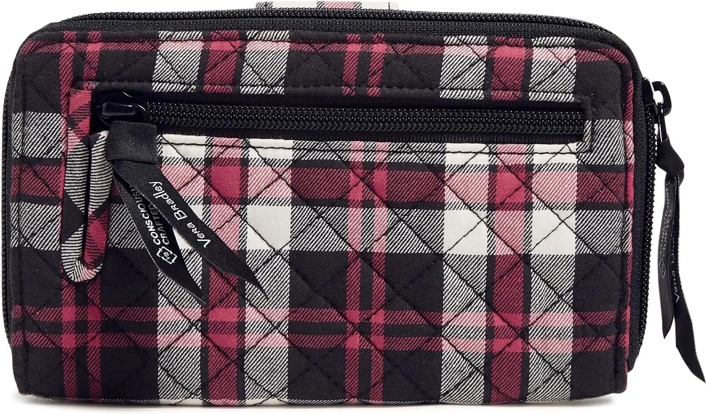Vera Bradley Iconic RFID Turnlock Wallet, Signature Cotton