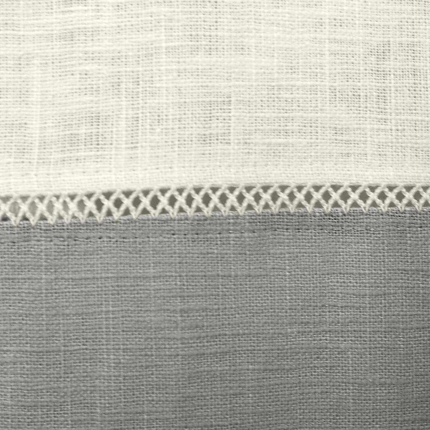 Veratex The Monterey Window Collection Made in the U.S.A. 100% Linen Living Room Rod Pocket Window Panel Curtain, Gray, 63"