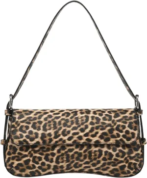 Verdusa Women's Retro Faux Oiled Leather Tote Handbag Flap Underarm Shoulder Bags