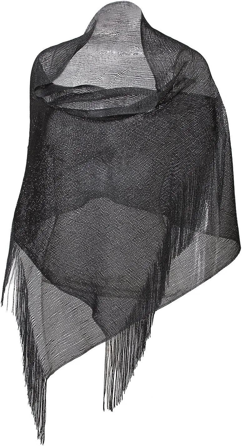 Vijiv Women's 1920s Gatbsy Vintage Shawl Wrap For Bridal Prom Wedding Party Evening Dresses