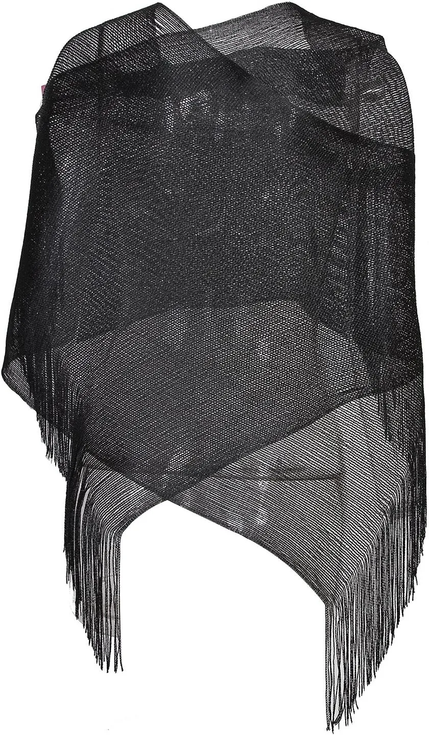 Vijiv Women's 1920s Gatbsy Vintage Shawl Wrap For Bridal Prom Wedding Party Evening Dresses