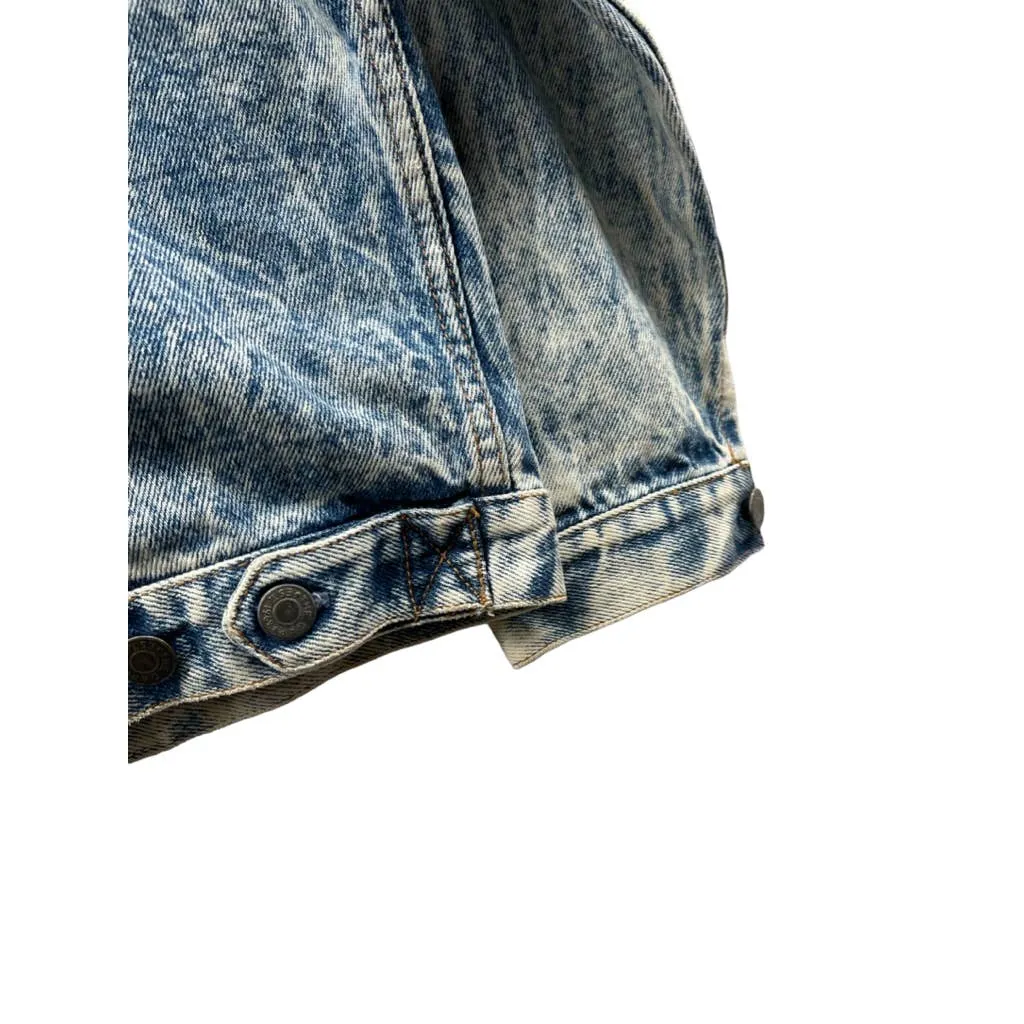 Vintage 1990's GAP Acid Wash Denim Trucker Jacket