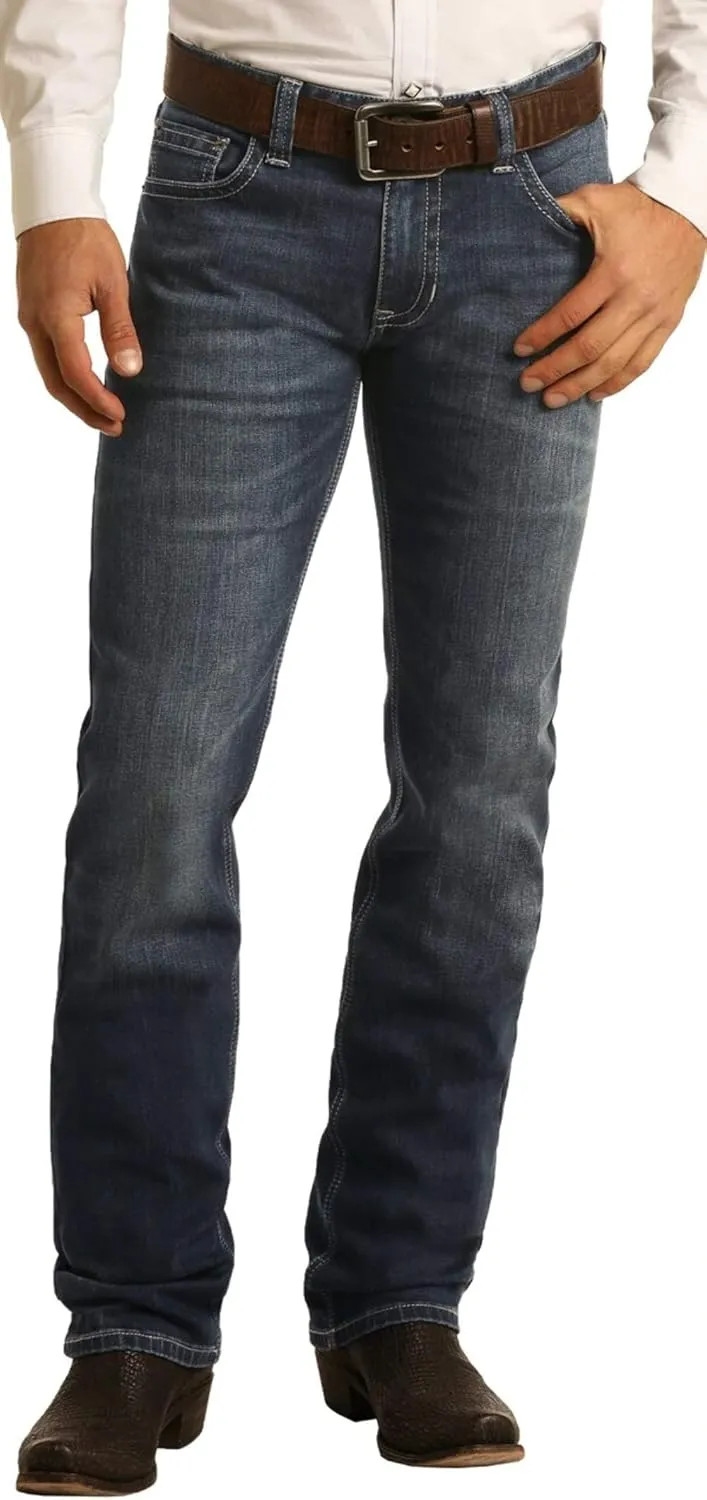 Vintage '46 Slim Fit Stretch Straight Bootcut Jeans #M1R6202