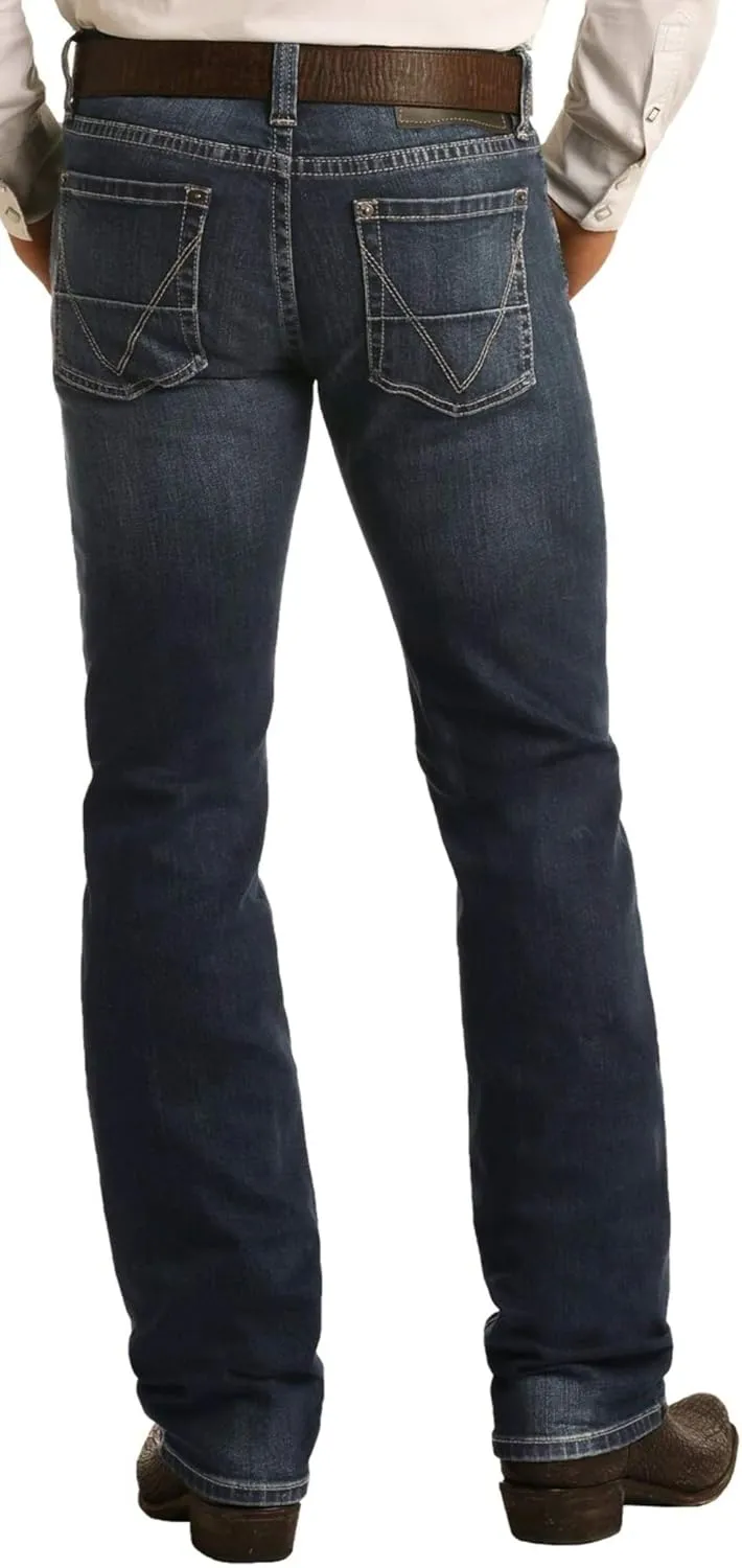 Vintage '46 Slim Fit Stretch Straight Bootcut Jeans #M1R6202