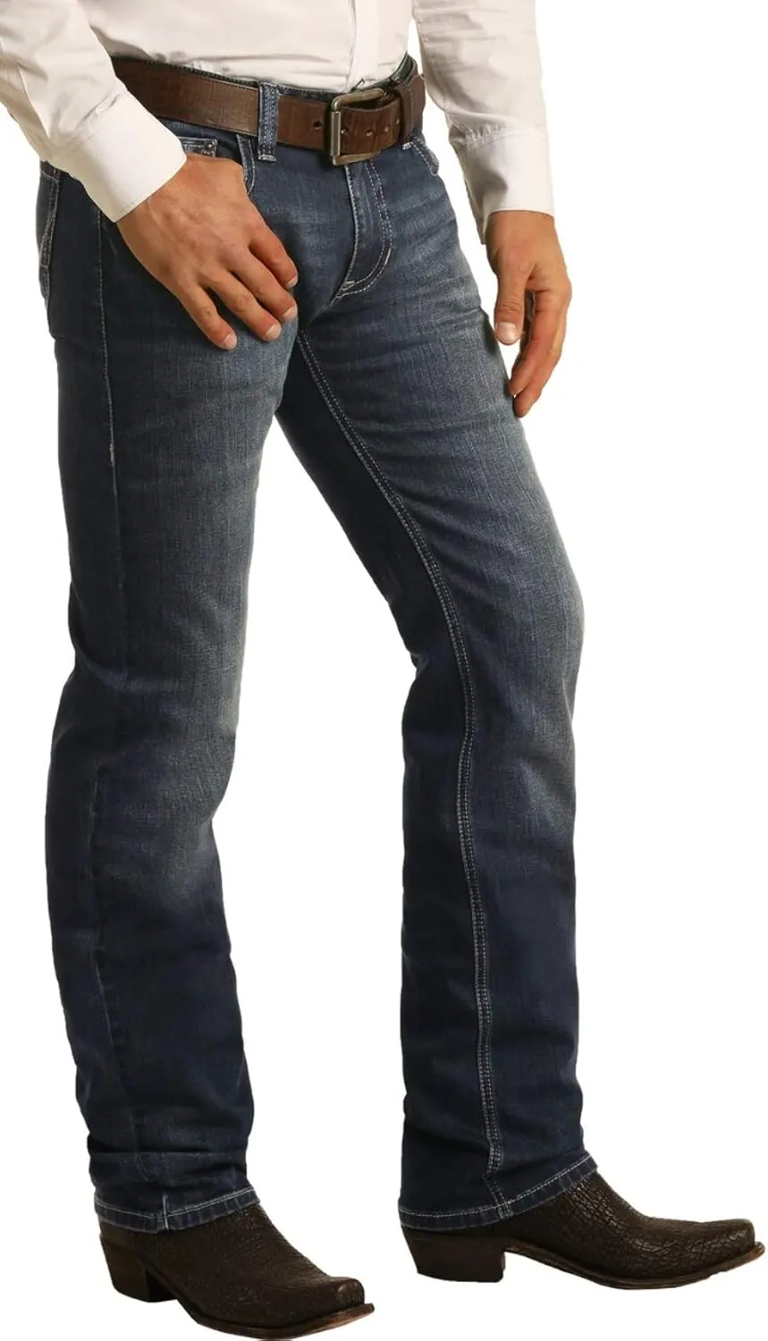 Vintage '46 Slim Fit Stretch Straight Bootcut Jeans #M1R6202