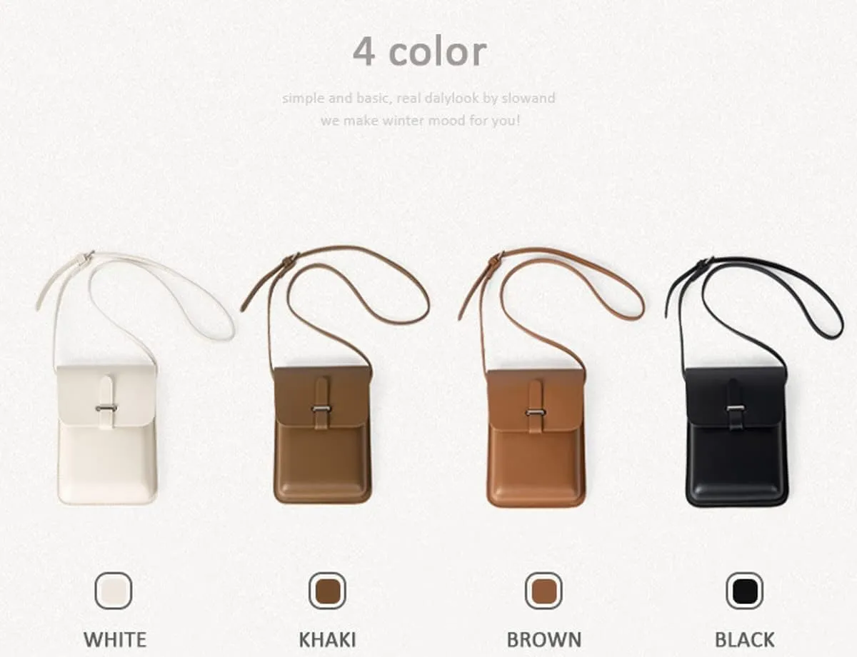 Vintage Leather Shoulder Bag Retro Handbag Women Purse Cross Body Smart Phone Pockets Lady Mobile Phone Bag Handbag Wallet (White)