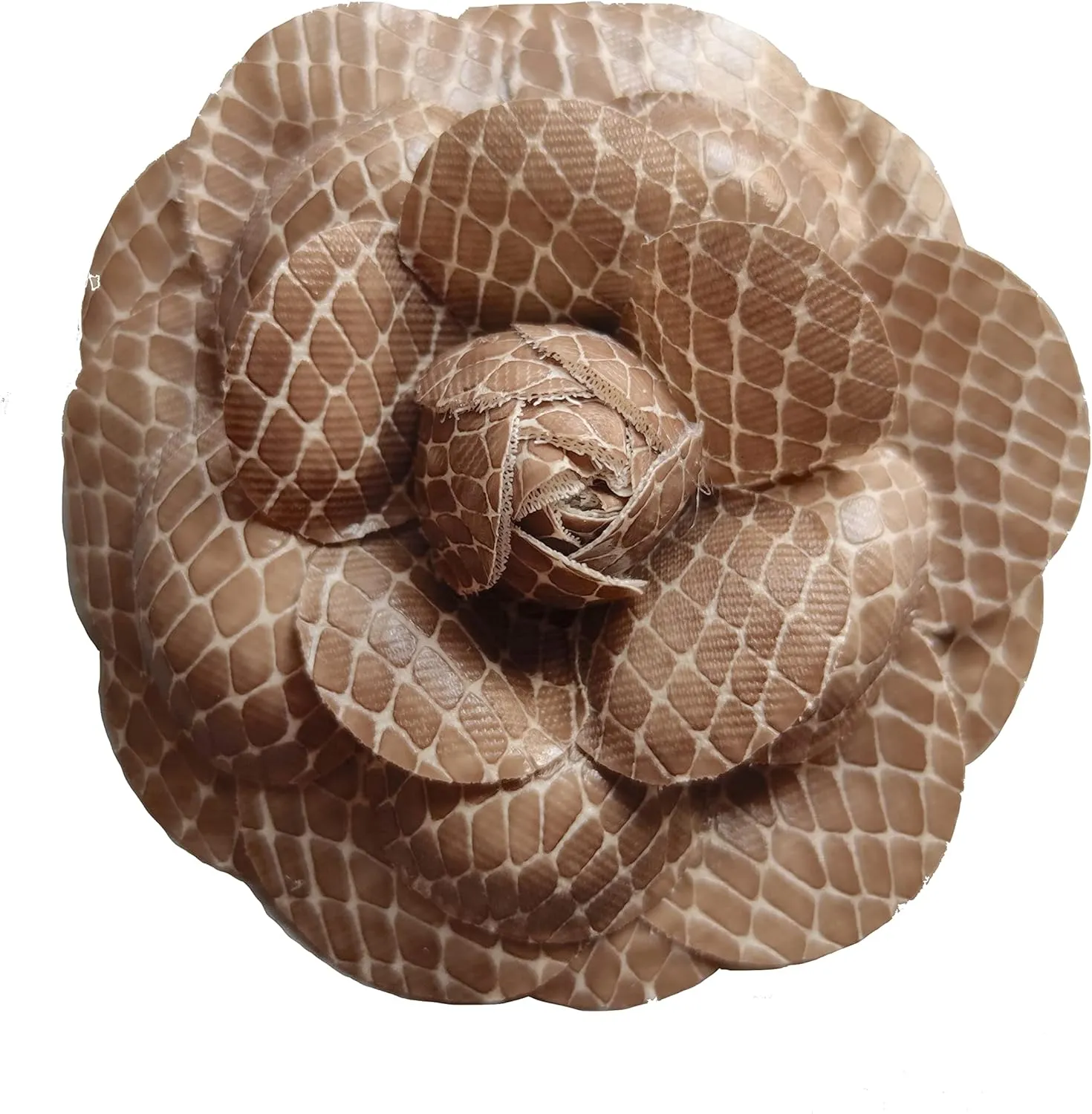 Vintage Style Elegant Camellia Fabric Flower Brooch Pin Scarf Bridal Dress Wedding Accessories Jewelry Gift
