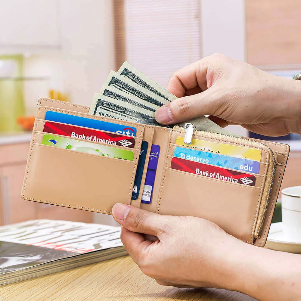 Vintage Style Men's Leather RFID Wallet NZ