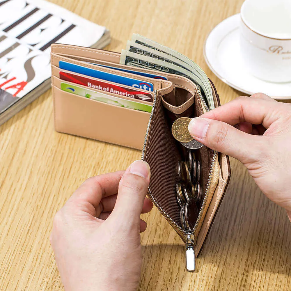 Vintage Style Men's Leather RFID Wallet NZ