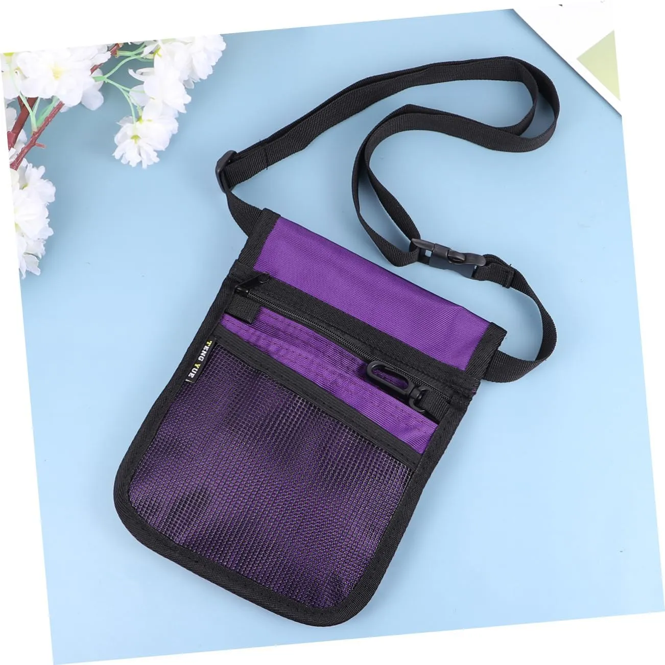 Waist Bag Fanny Pack for Nurses Shoulder Bag Nurse Pocket Pouch Lightweight Nurse Accessories Purple