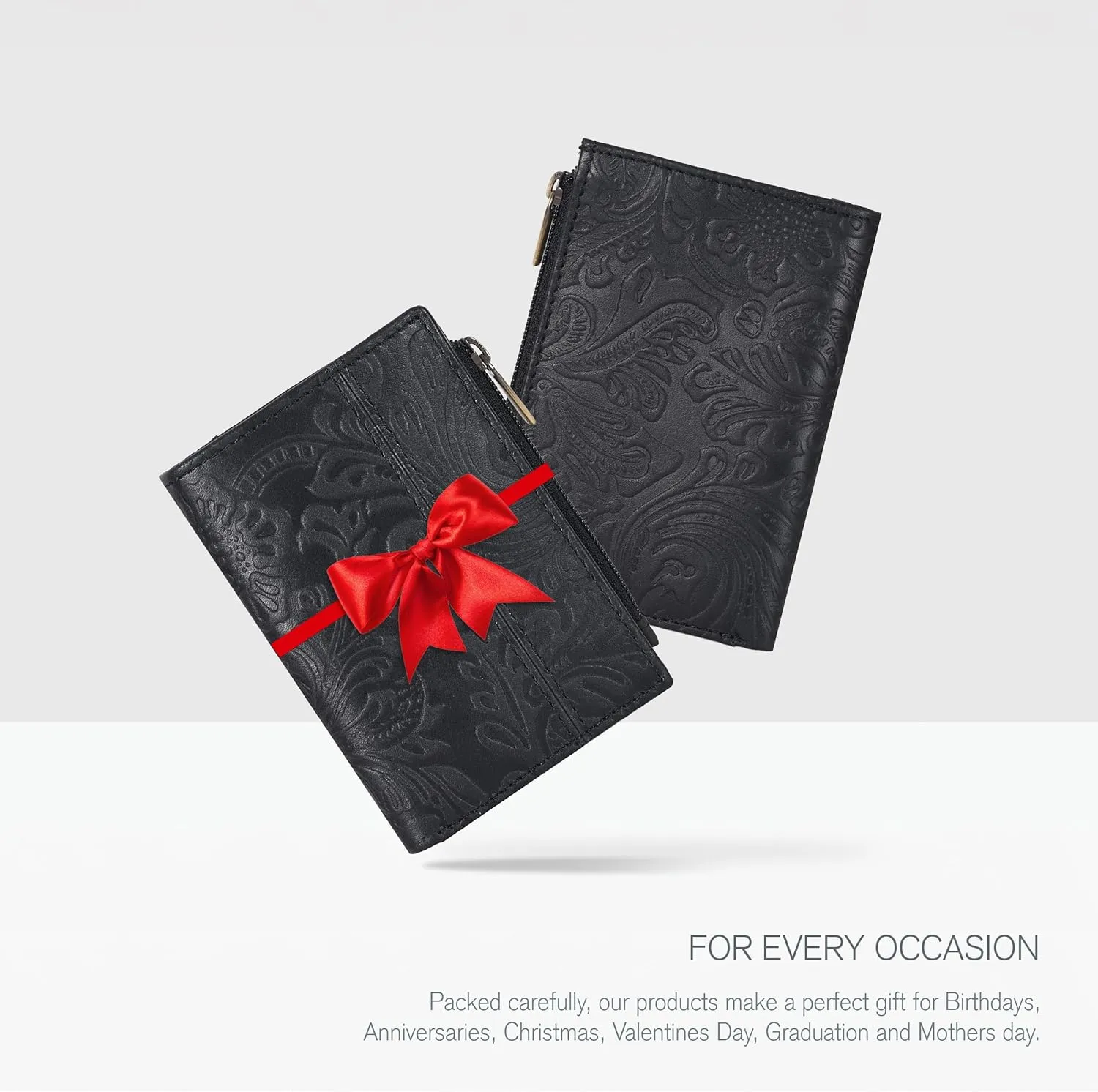 Wallet For Women Full Grain Leather - Small RFID Coin Purse Credit Card & ID Holder for Ladies,Bifold Wallets for Teenager