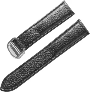 Watch Band For TANk SOLO Men Lady Deployant Clasp Watch Strap Genuine Leather soft Watch Bracelet Belt 20mm 22mm 23mm