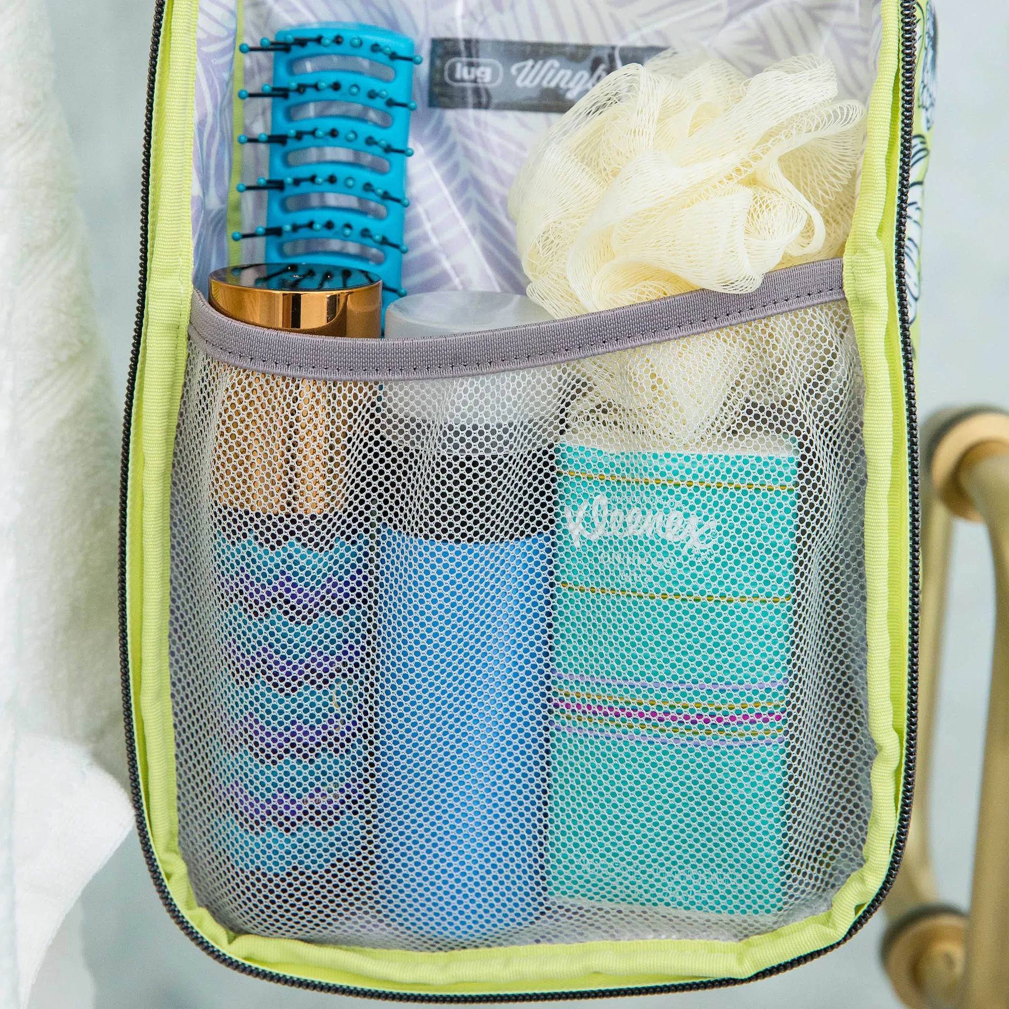 Wingback Hanging Toiletry Case