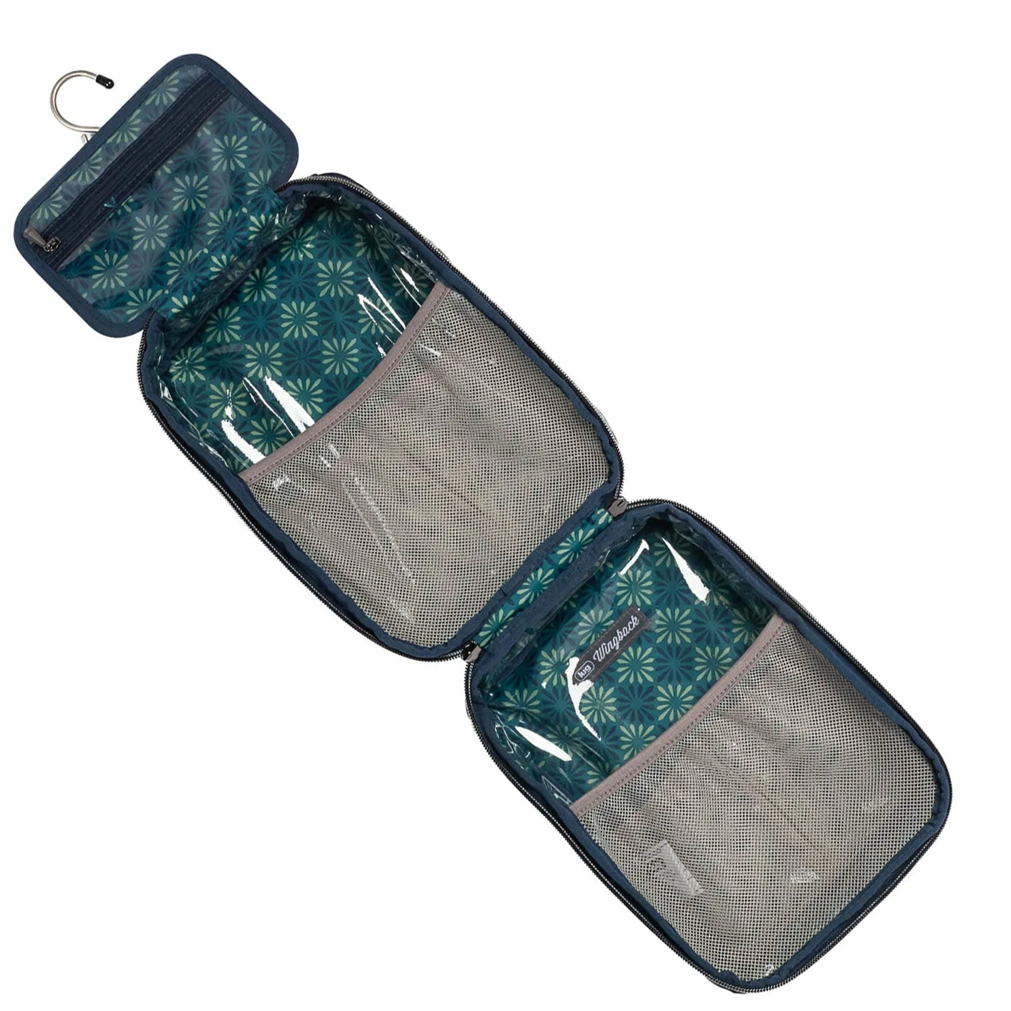 Wingback Hanging Toiletry Case