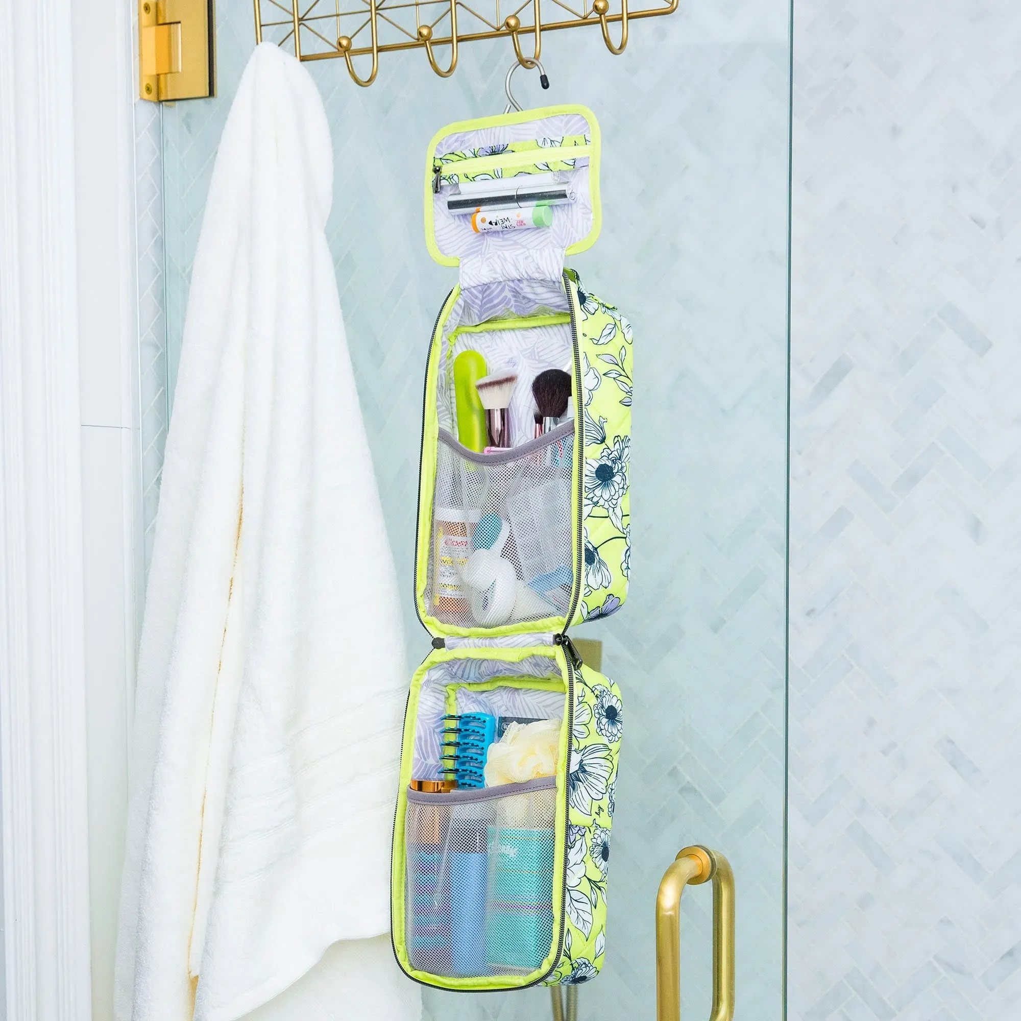 Wingback Hanging Toiletry Case