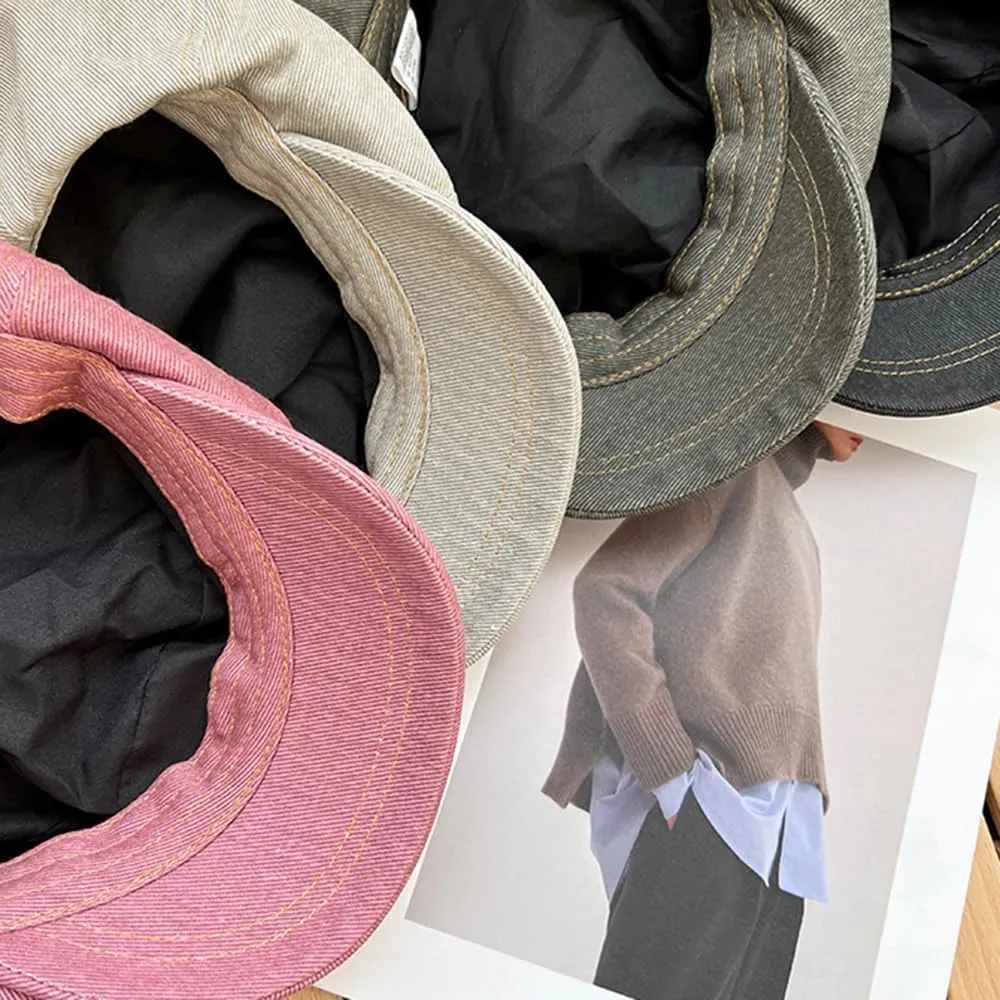 Women Oversized Slouchy Newsboy Cap Puffy Baggy Jean Paperboy Hat with Visor